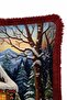 Fringed Throw Pillow Cover Double Sided Printed - Snowman - Christmas - New Year - Noel - 2