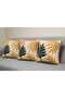 3D Digital Printed Set of 2 Modern Decorative Throw Pillow Covers Single Sided 43X43 cm - 3