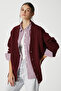 Women's Alvin Soft V-Neck Burgundy Cardigan