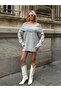Soft Textured Madonna Collar Knitwear Sweater - 7