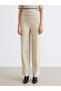 Lcw Vision Beige Wide Leg Women's Sweatpants with Elastic Waist - 2