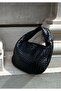 Women's Retro XL Black Shoulder Bag - 3