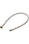 60cm Flexible Stainless Steel Faucet Connector Hose with Red Stripe - 1 Year Warranty