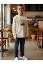 Boy's Cotton Landscape Printed Thin Long Sleeve Sweatshirt - 7