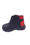 Ortopedikal1001 Ridente Navy Blue Red Suede Baby Boy Boots 100% Leather Thick Single Velcro - 3
