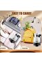 500ML Turkish Glass Electric Coffee Maker with Foldable Handle - 5