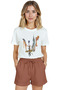 Women's White Relaxed Fit 100% Cotton T-Shirt – New York Street & Chrysler Illustrated - 6