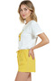 Women's White Relaxed Fit 100% Cotton T-Shirt – Pikachu Cartoon Character Printed - 2