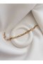 Steel Figaro Chain Bracelet - Gold Color Figaro Chain Bracelet - 5