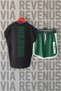 Bulking Sırt Printed Zero Sleeve Sports Tshirt and Special Sports Shorts Set