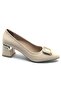Feles square buckle detailed high heeled women's shoes ten - 2