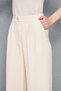 Fabric Buttoned Pants - 2