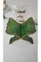 Epoxy Green Gold Leaf Covered Holy Quran Scroll 20 X 30 Cm.