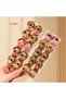 5 Cute Capybara Hair Ties, Pink, Beige Hair Clips with Flower and Animal Figures – January Trends
