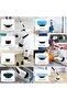 Electric Spin Scrubber, Cordless Cleaning Brush, 8 Replaceable Brush Heads, 90min Runtime - 6