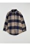 Lcwaikiki Classic Plaid Oversized Women's Shirt - 5