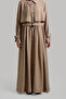 Allerli Modal Trench Dress - Brown - 8