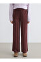 Esvab • Modern & Distinctive Wide-Leg Women's Trousers with Waist Drawstring - 2