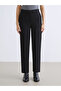 Esvab • Modern & Distinctive Straight-Leg Women's Fabric Trousers - 2