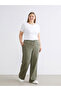 Esvab • Modern & Distinctive Women's Wide-Leg Pants with Drawstring Waist and Textured Fabric