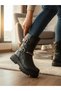 Girl's Chain Buckle Waterproof and Cold Weather Resistant Non-Slip Thick Sole Winter Boots Bootie - 3