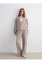 Wide Leg Women's Trousers with Elastic Waist