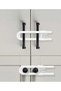 4 Pieces Child Protection Lock - Slide Cabinet Drawer Lock Sliding Lock - 2