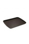10 Pieces Black Midi Size Plastic Serving Tray Unbreakable Restaurant Buffet Fast Food Use (44X32 cm) - 2
