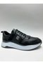 Genuine Leather Light Sole Sports Model Wide Fit Large Size (45-46-47-48..) Men's Shoes - 2