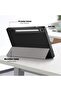 Samsung Galaxy Tab S10 Lite / S10 FE 10.9" Magnetic Pen Holder Shockproof Case - Black - 5