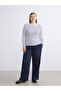 Esvab • Modern & Distinctive Plus Size Women's Muslin Pants with Drawstring Waist - 2