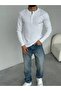 Men's Buttoned Crew Neck Sweatshirt - 2