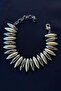 Gold and Silver Color Design Necklace Bracelet Set - 6