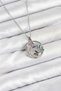 Women's Necklace with Chain Butterfly in Silver Steel Zircon for Elegant Necks - 2