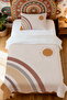 100% Cotton Bohemian Rainbow and Sun Patterned Single Pike Set - 2
