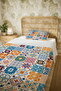 100% Cotton Mosaic Different Tiles Patterned Single Pike Set - 5