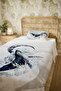 100% Cotton Crescent and Whale Patterned Single Pique Set - 5
