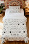 100% Cotton Ethnic Geometric Patterned Single Pike Set - 2