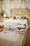 100% Cotton Bohemian Dove on the Branch Patterned Single Pike Set - 5