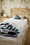 100% Cotton Single Pique Set with City Atmosphere Pattern under the Palm Trees - 5