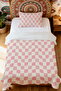 100% Cotton Garden Dots Patterned Single Bedspread Set - 2