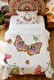 100% Cotton Peaceful Butterfly Cycle Patterned Single Pique Set - 2