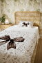 100% Cotton Rustic Cute Bow Patterned Single Pique Set - 5