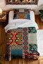 100% Cotton Retro Vintage Patterned Single Pike Set - 4