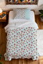 100% Cotton Anatolian Tile Garden Pattern Single Bedspread Set - 4