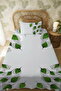 100% Cotton Emerald Breeze Patterned Single Pique Set - 3