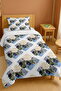 100% Cotton Plum Plum Tile Mosaic Patterned Single Pike Set
