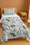 100% Cotton Swan Botanical Garden Patterned Single Pike Set
