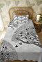 100% Cotton Bird Dance Patterned Single Pike Set - 3