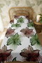 100% Cotton Exotic Tropical Leaves Patterned Single Pike Set - 3